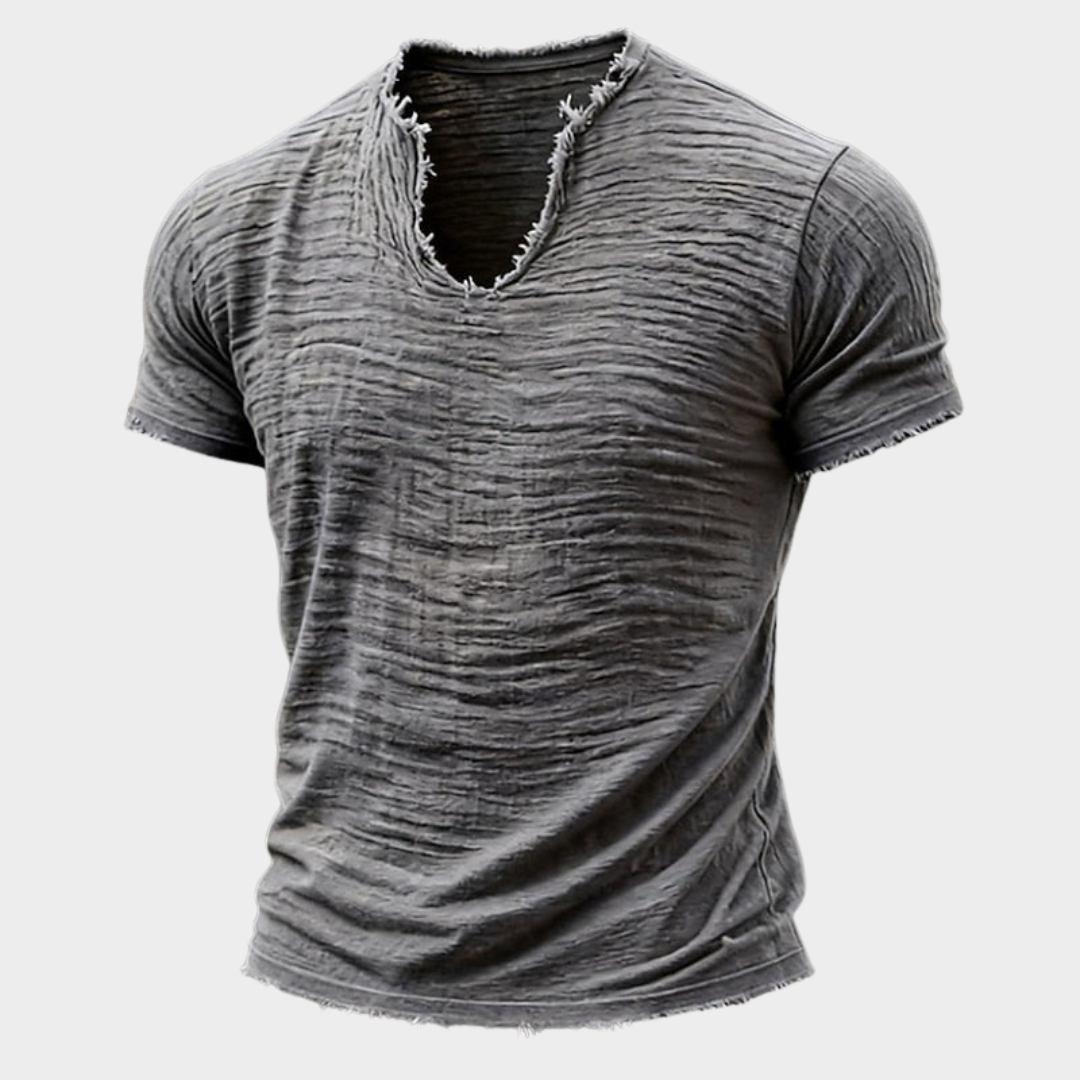 Raphaël | T-shirt Vintage à Col V