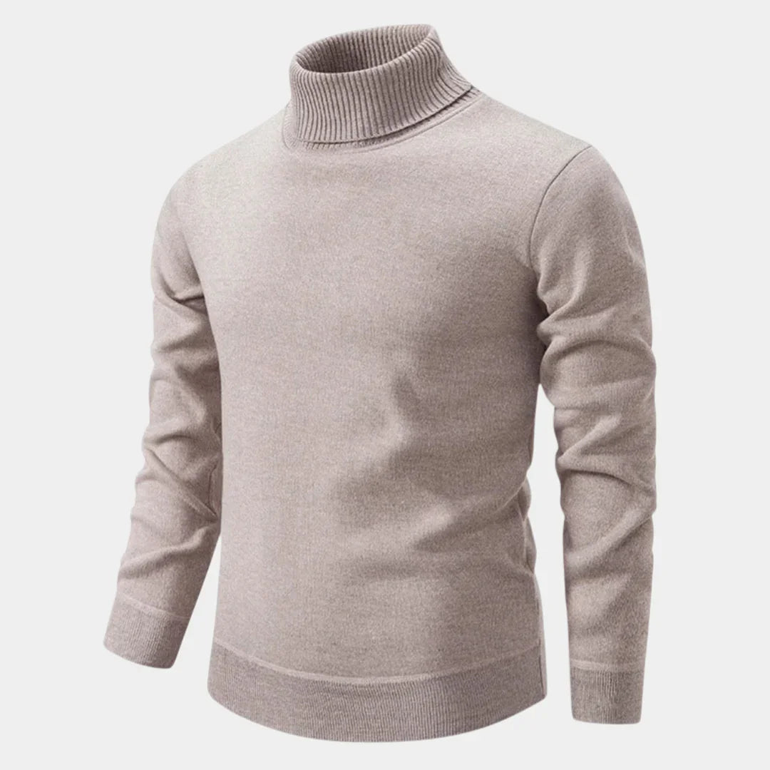 Franck | Élégant Pull Col Roulé