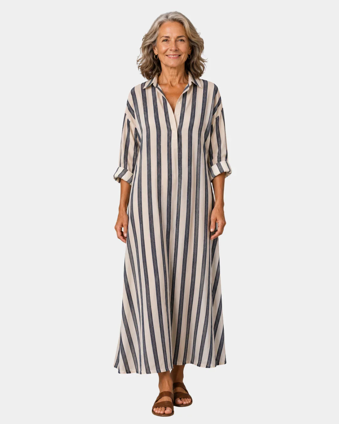 Nantilde | Robe rayée