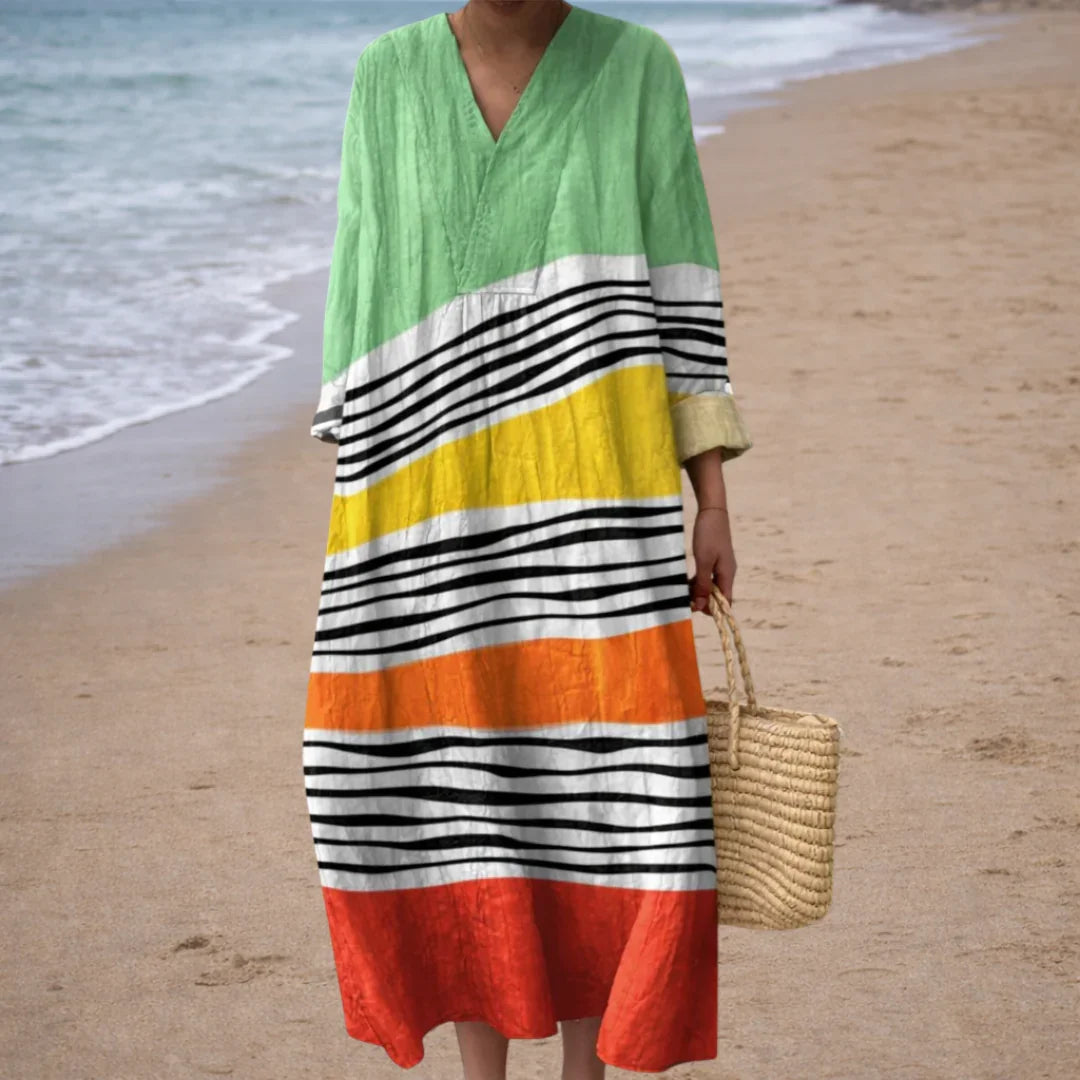 Eugénie | Robe Géométrique Élégante
