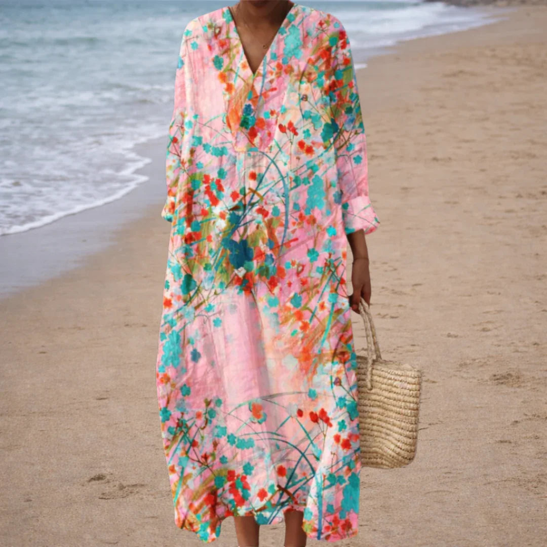 Amy | Robe Florale Élégante