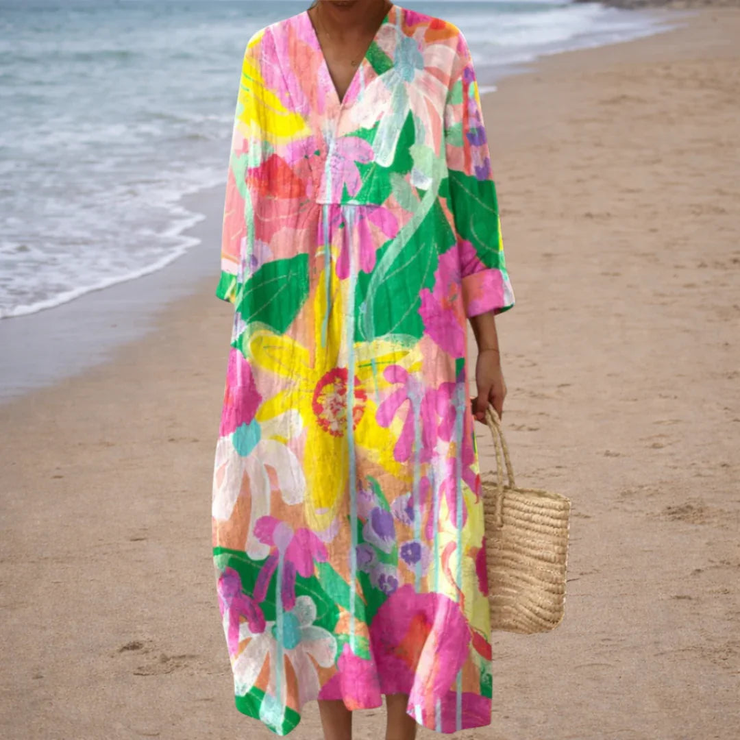 Angèle | Robe Florale Élégante