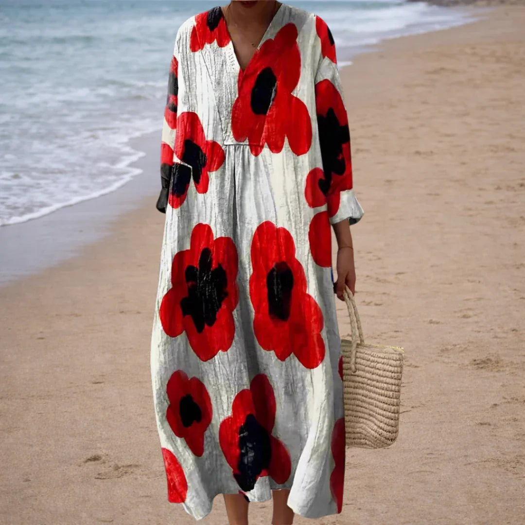 Marla | Robe Géométrique Élégante