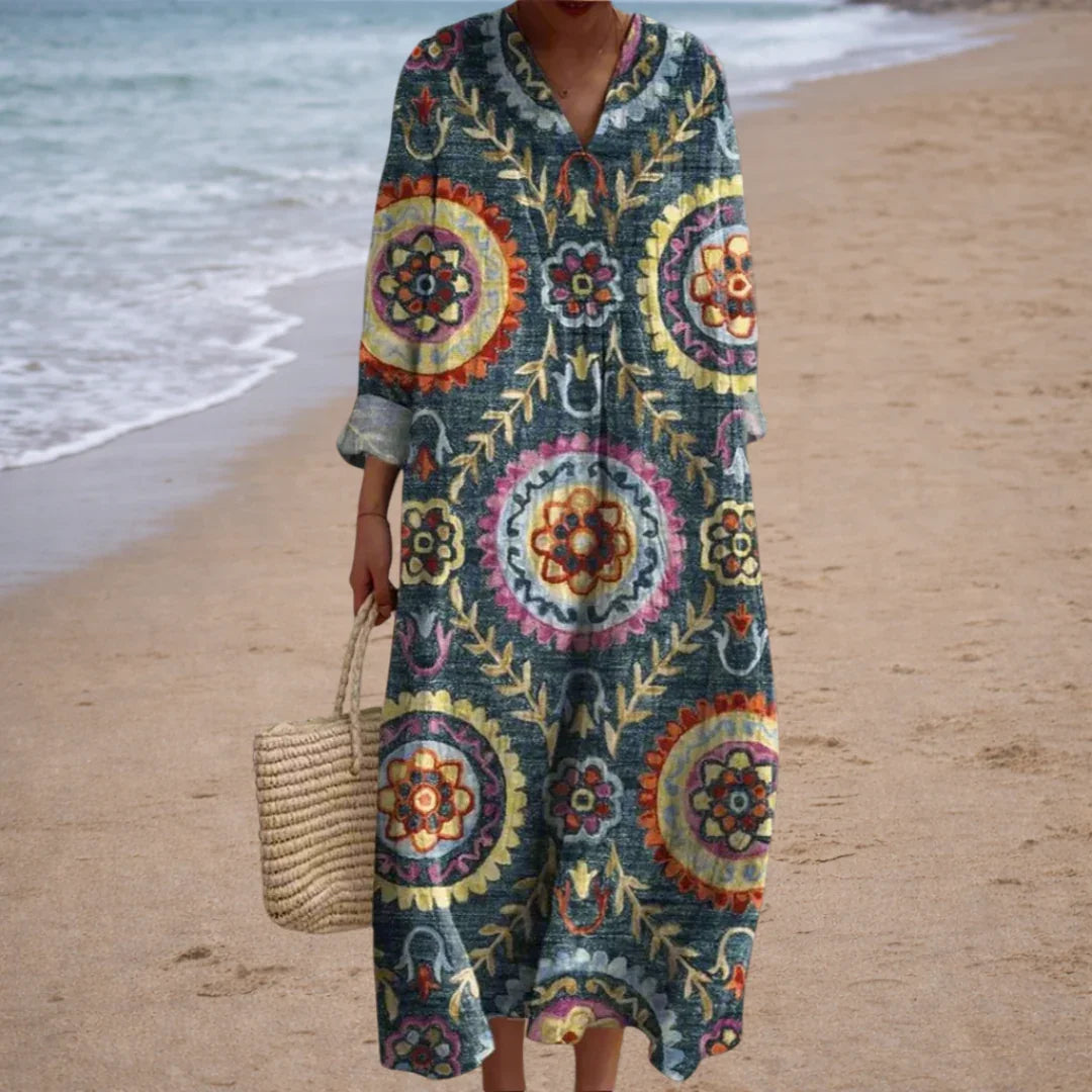Maxine | Robe Géométrique Élégante