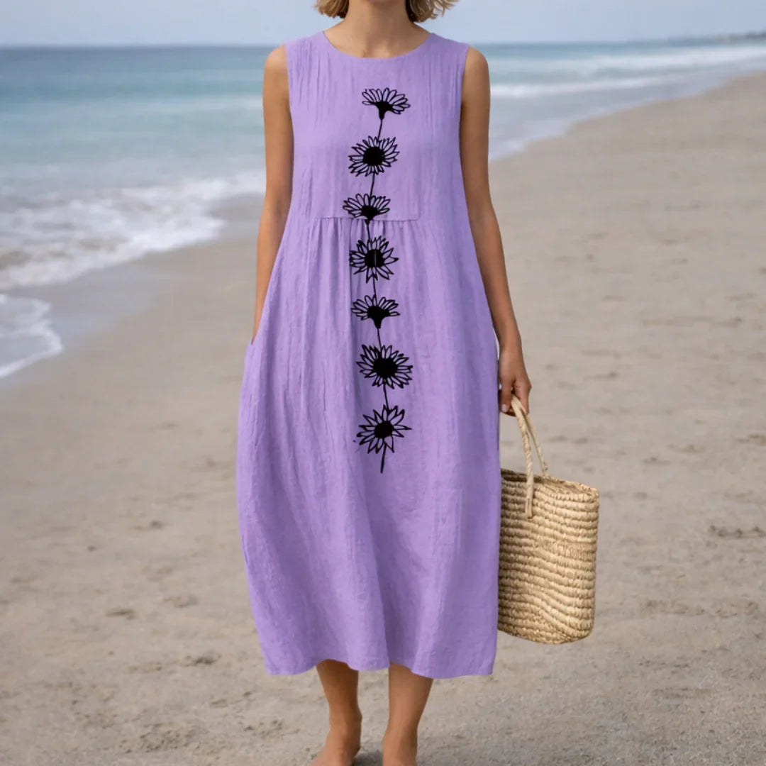 Emma | Robe Violet Bloom