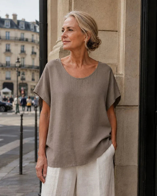 Délie | Blouse décontractée idéale pour l'été