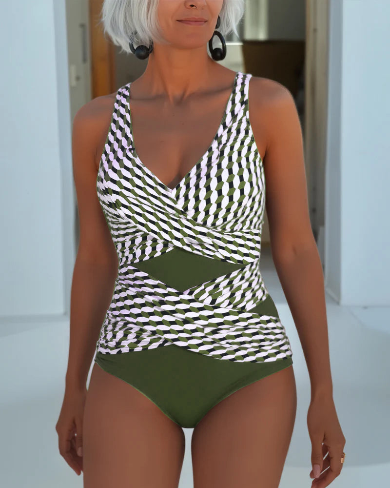 Ashley | Maillot de bain croisé qui n'a pas besoin de paréo