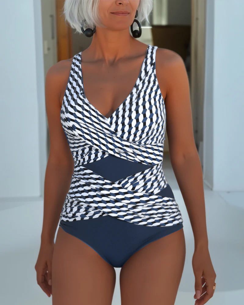 Ashley | Maillot de bain croisé qui n'a pas besoin de paréo