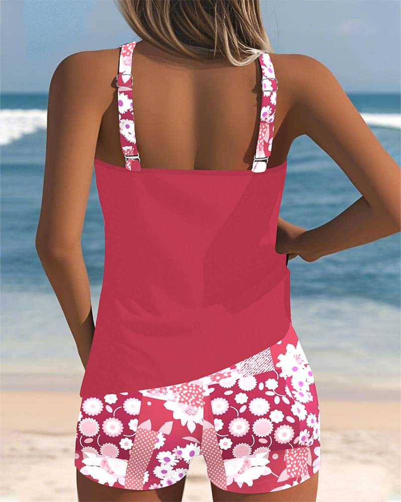 Blanca | Ensemble Tankini qui Couvre le Ventre et les Fesses