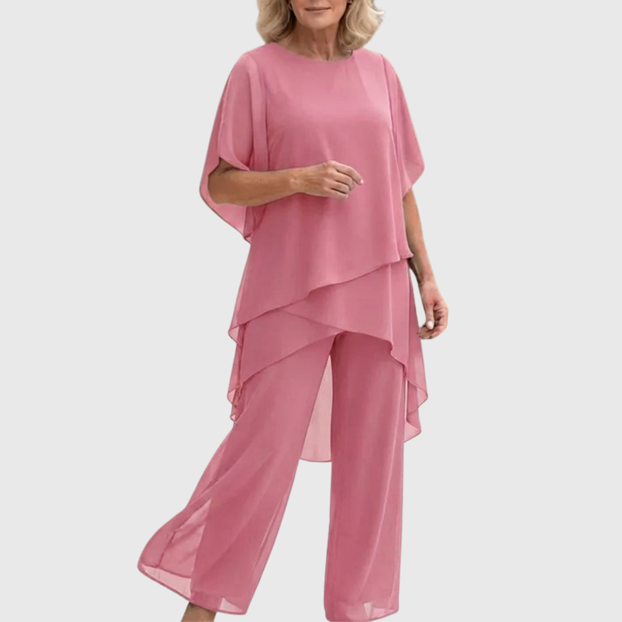 Juliette™ | Ensemble avec pantalons palazzo drapés