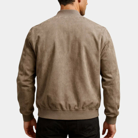 Adrian | Veste bomber en daim premium