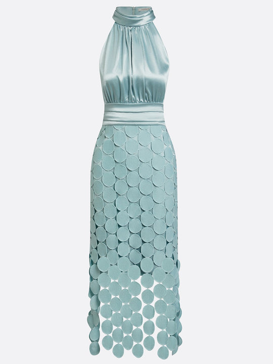 Amélie | Robe maxi satinée élégante