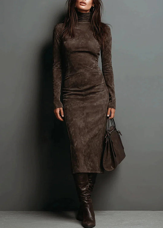 Sara | Robe Midi en Velours