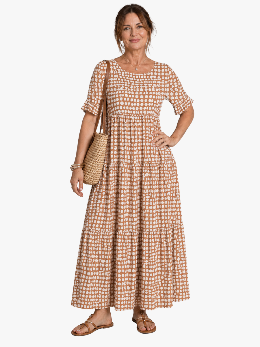 Manon | Robe midi fluide élégante