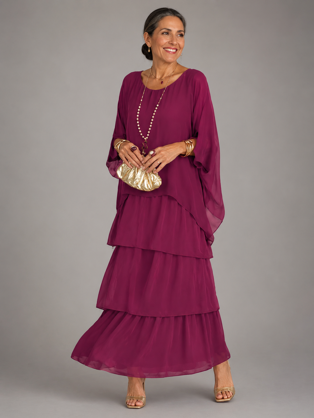 Léa | Robe longue élégante et fluide