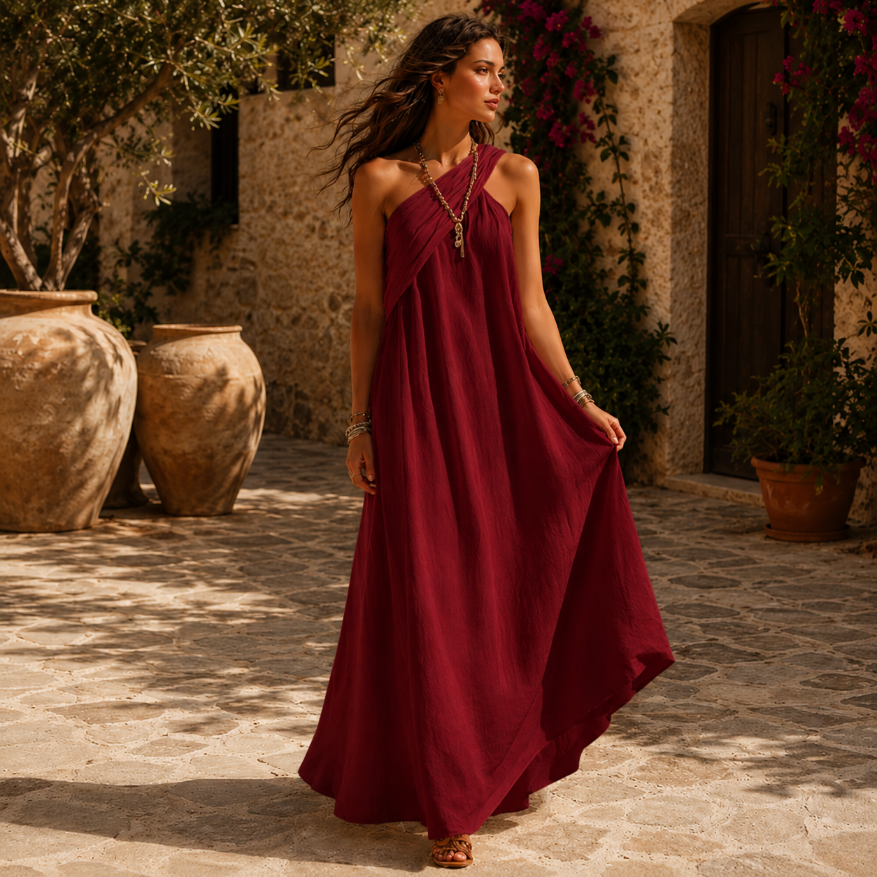 Emma | Robe Maxi Croisée