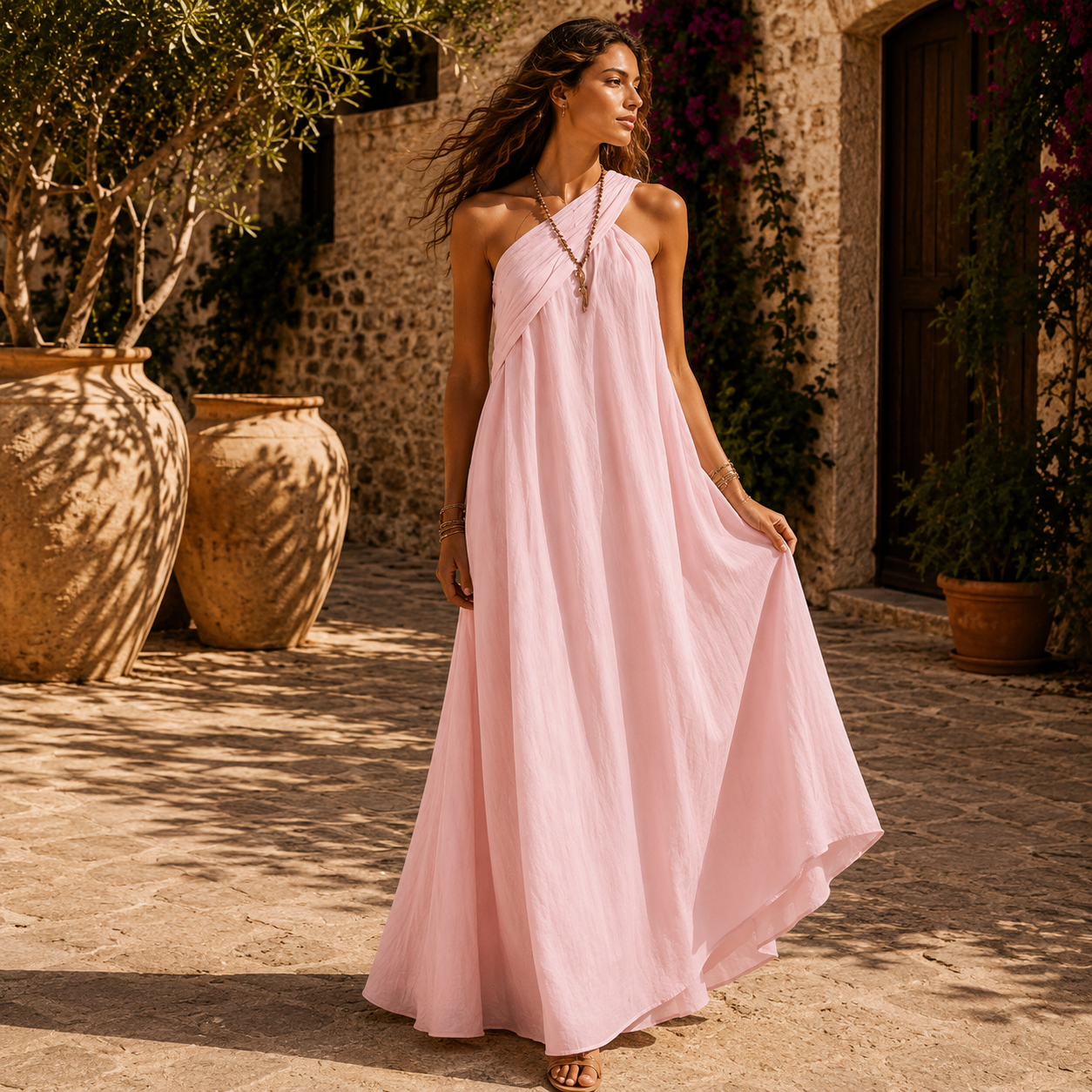 Emma | Robe Maxi Croisée