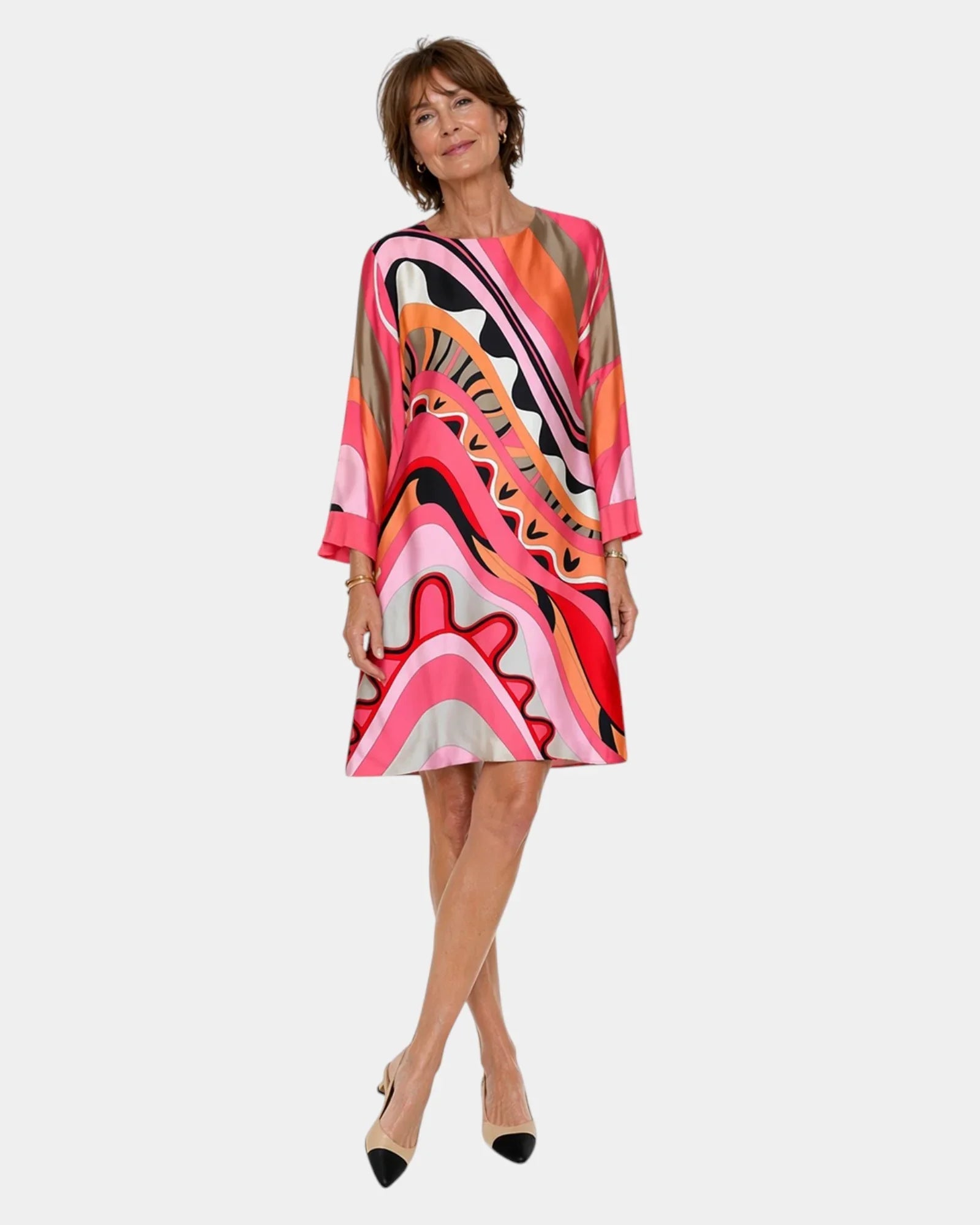 Amand | Robe d’été élégante qui dissimule le ventre