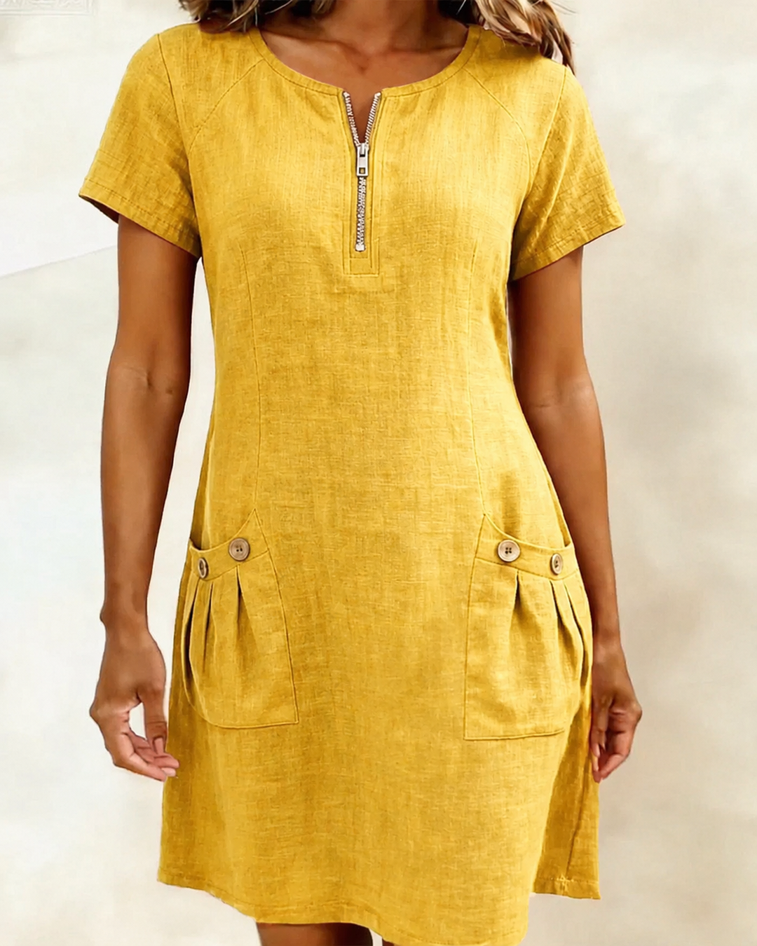 Adèle | Chic robe midi fluide pour femmes