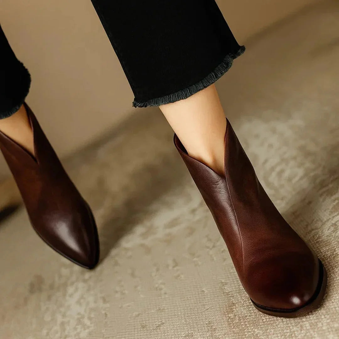 Viela | Bottines Orthopédiques en Cuir ⏐ Édition Premium