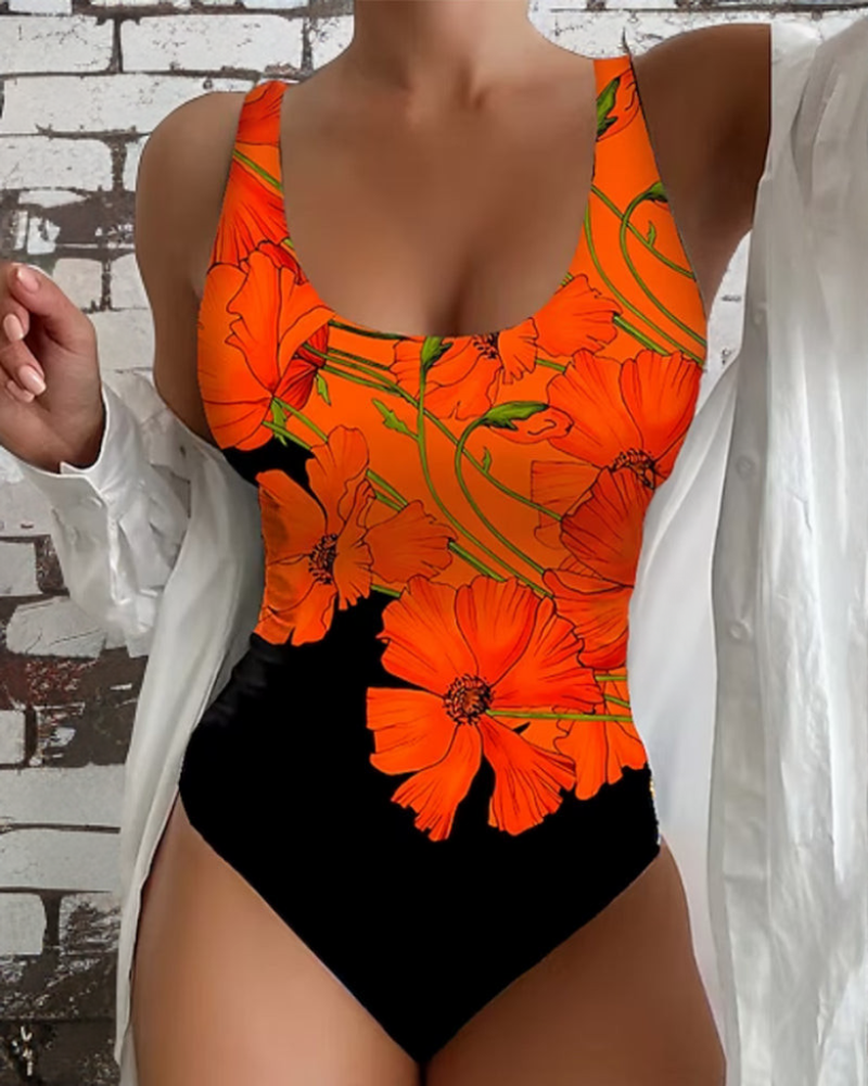 Lucy | Maillot de bain une pièce élégant avec imprimé floral