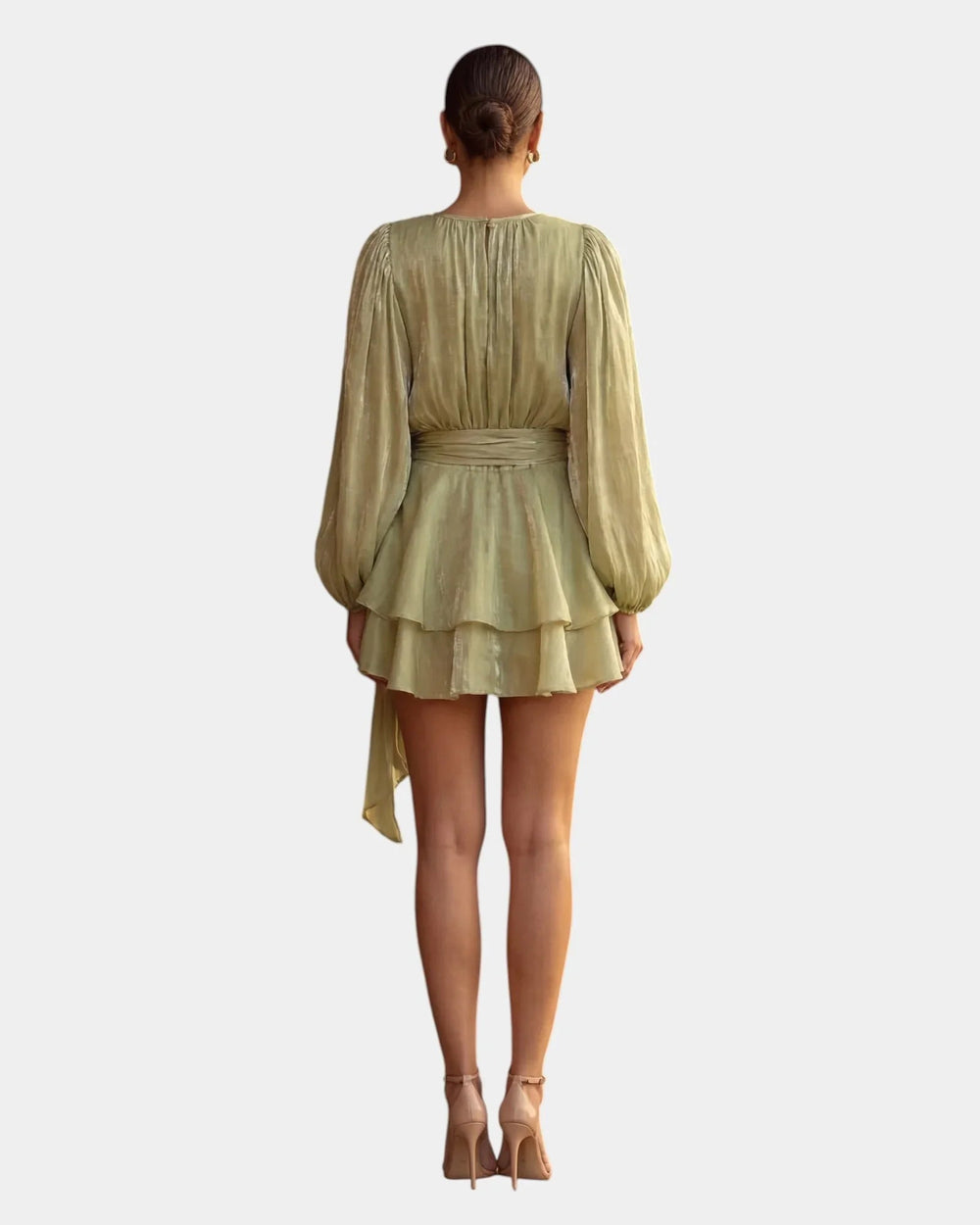Aude | Robe courte volants