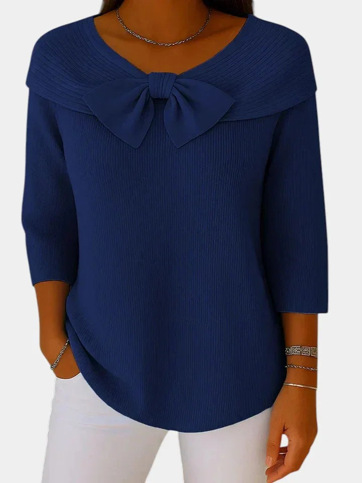 Lúa | Pull chaud et féminin avec nœud