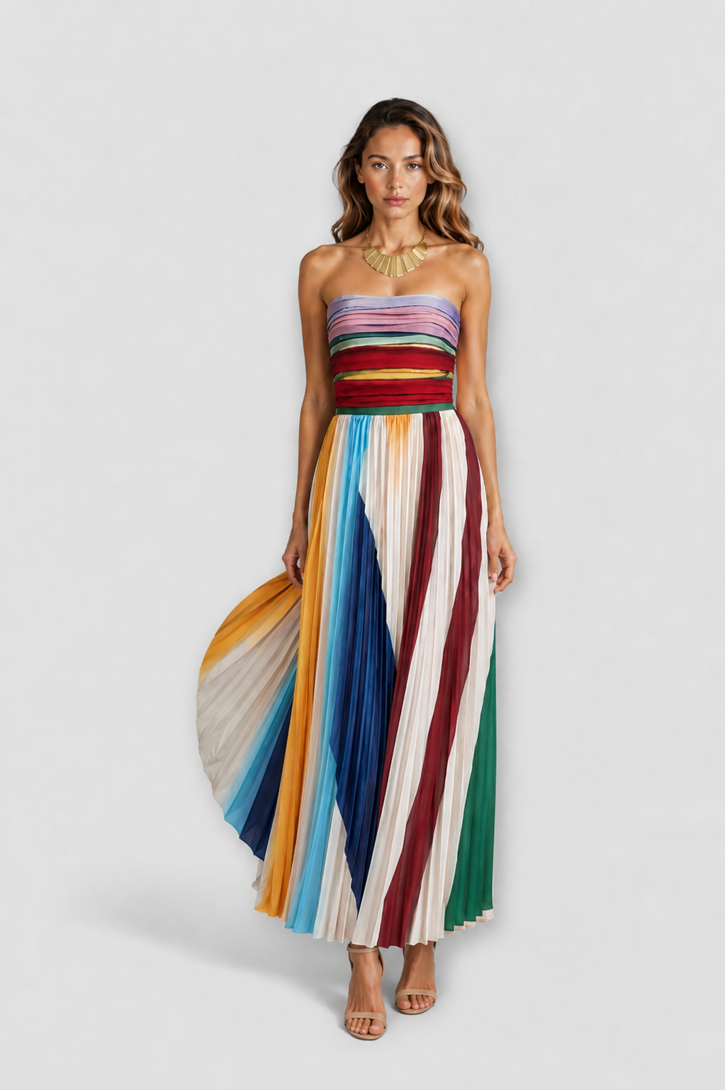 Solene | Robe maxi fluide élégante