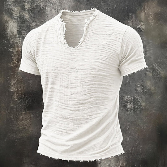 Raphaël | T-shirt Vintage à Col V