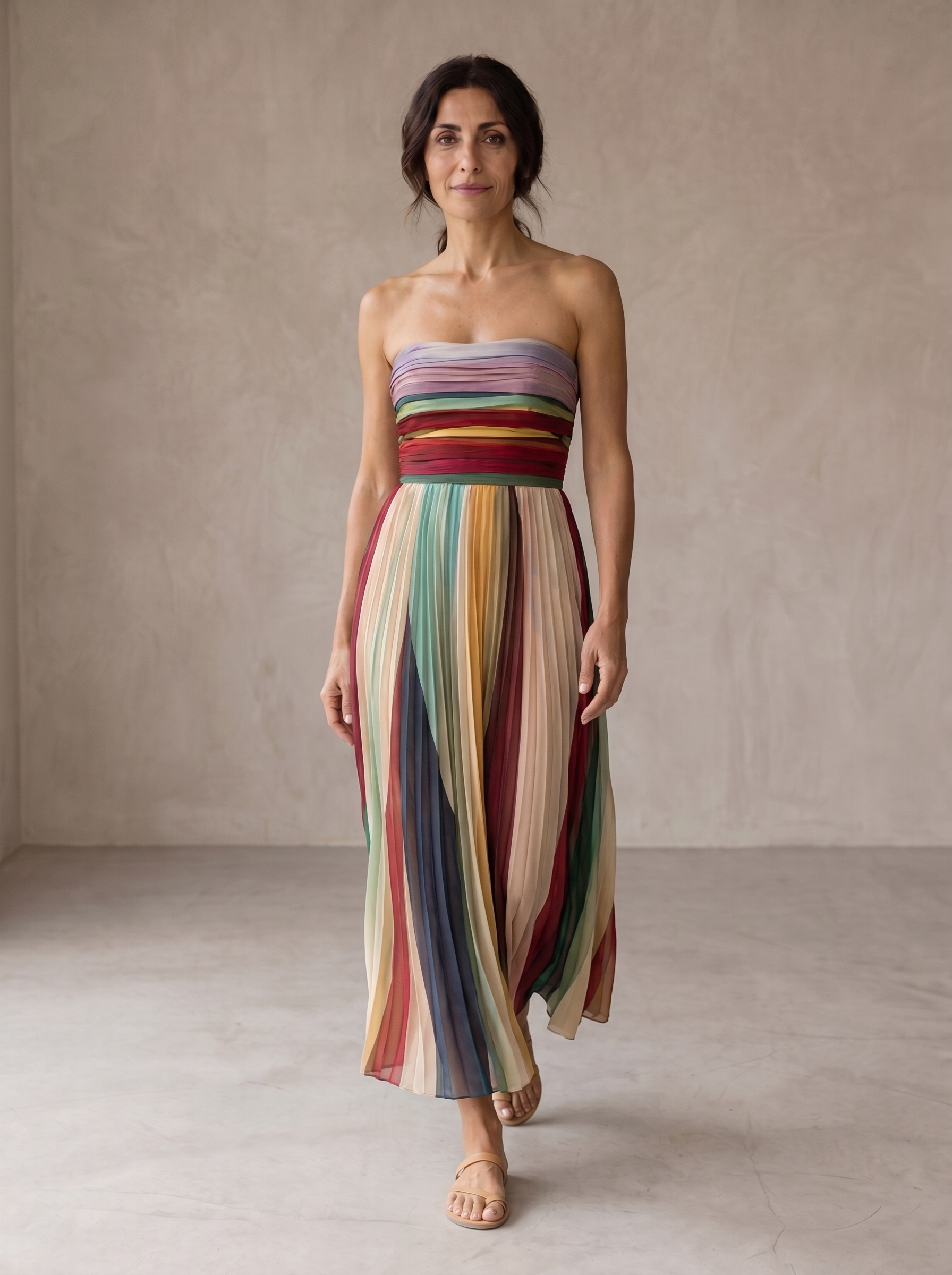 Solene | Robe maxi fluide élégante