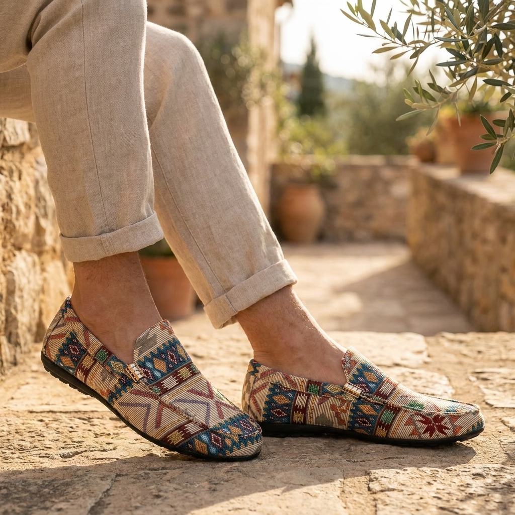 Nicolas | Mocassins décontractés à motifs
