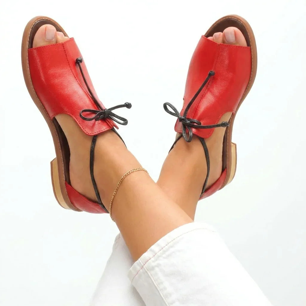 Eva | Sandales élégantes à lacets