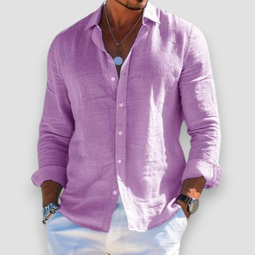 Bastien | Chemise légère effet lin
