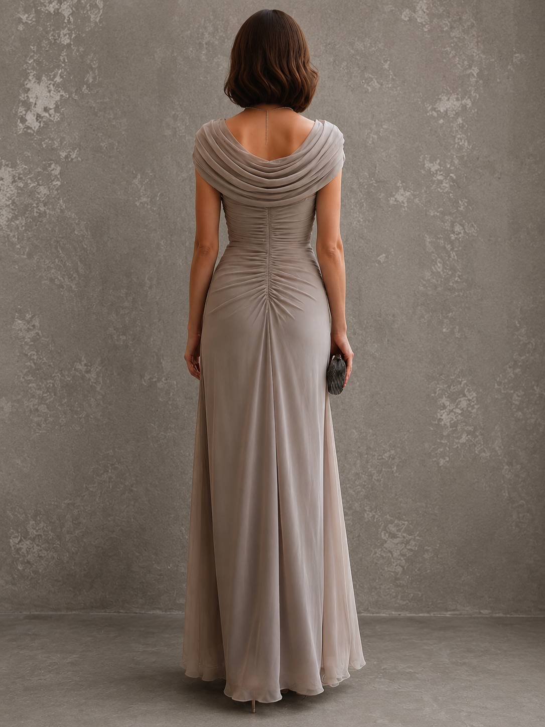 Monique | Robe maxi élégante drapée