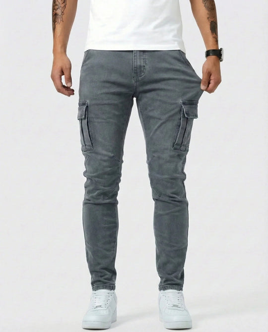 Jean | Pantalon Cargo Élastique