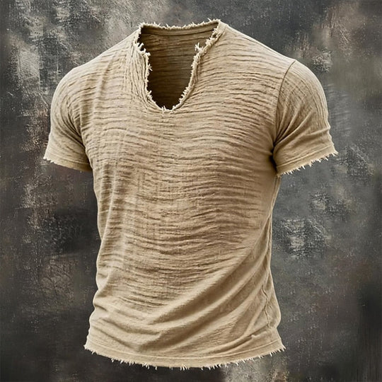Raphaël | T-shirt Vintage à Col V