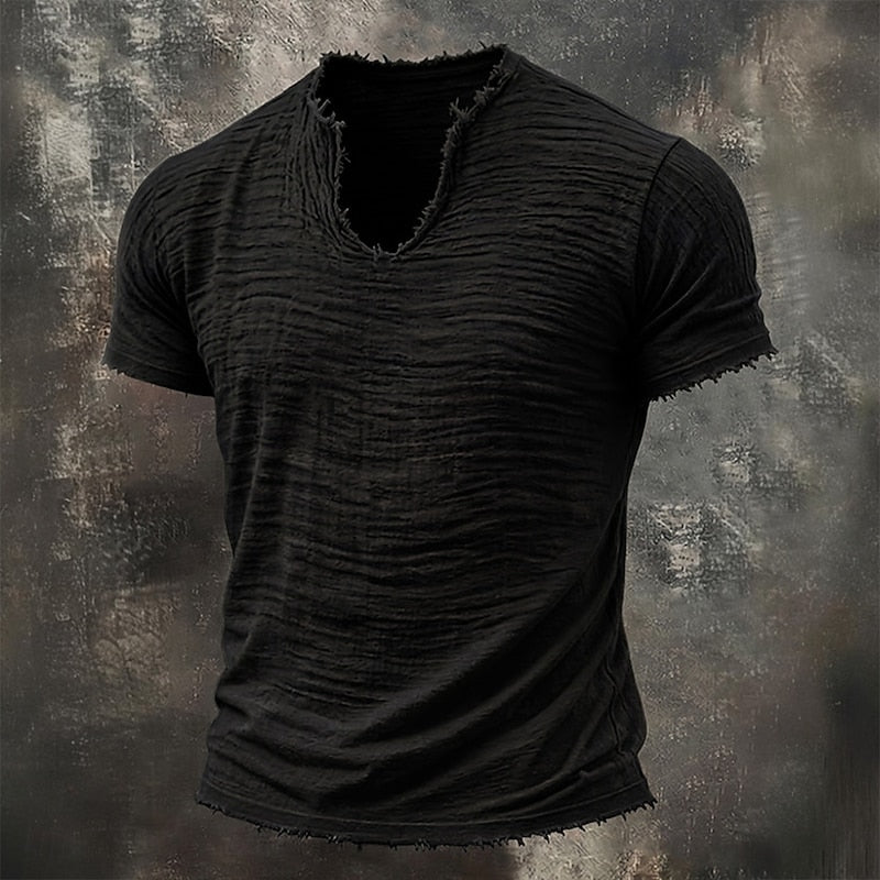 Raphaël | T-shirt Vintage à Col V