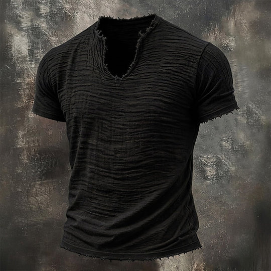Raphaël | T-shirt Vintage à Col V