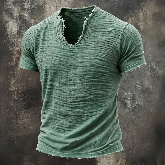 Raphaël | T-shirt Vintage à Col V