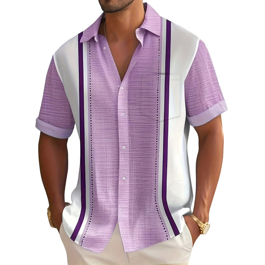 Mike | Chemise de resort rayée