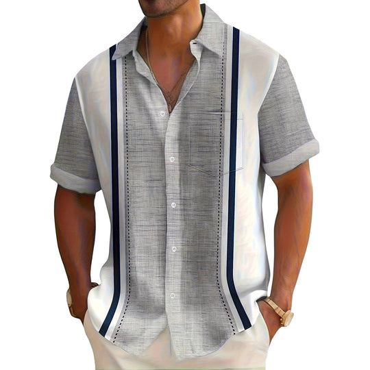 Mike | Chemise de resort rayée