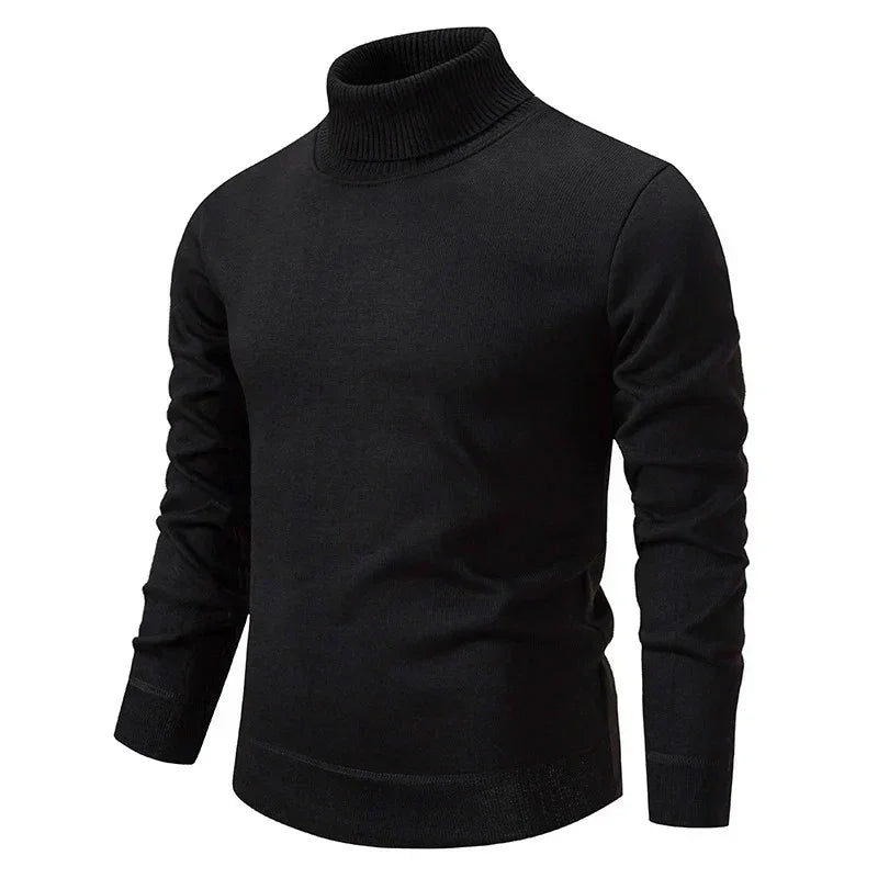 Franck | Élégant Pull Col Roulé