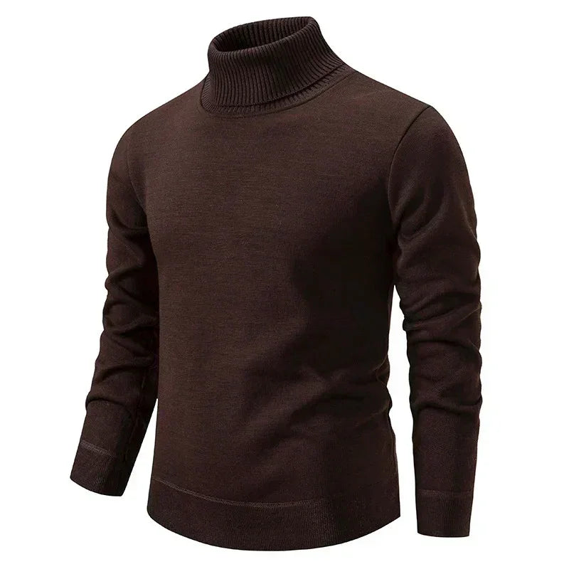Franck | Élégant Pull Col Roulé