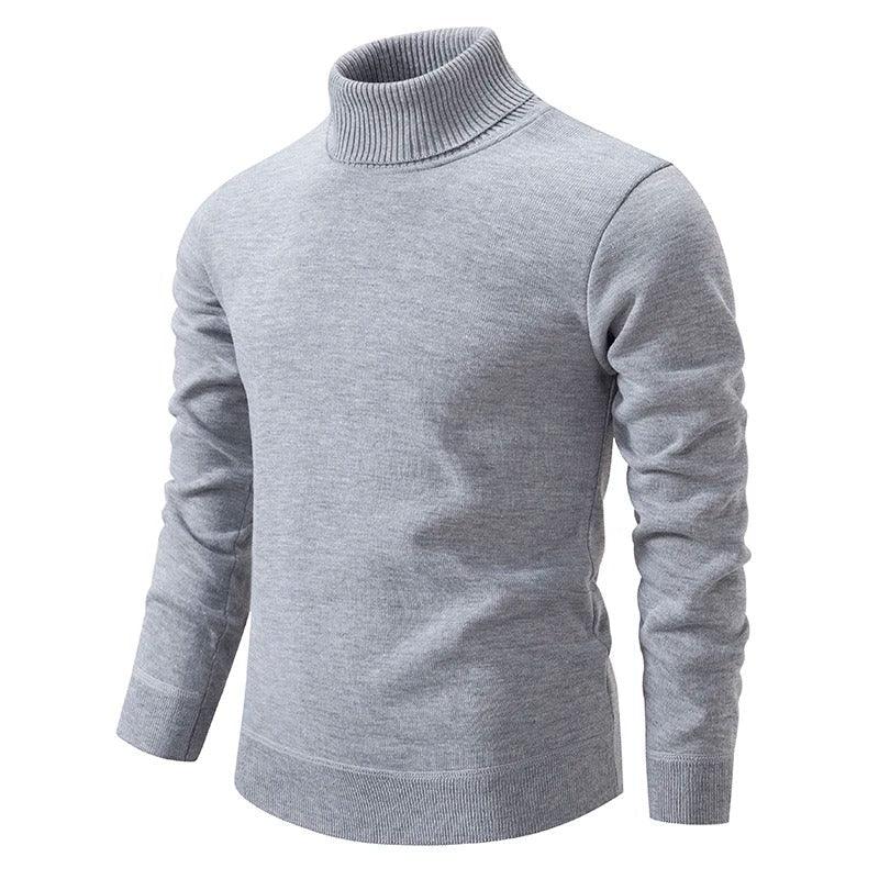 Franck | Élégant Pull Col Roulé